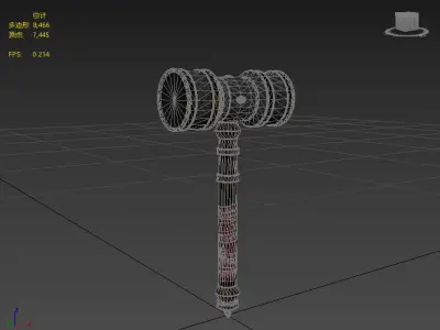 Next Generation Warhammer Low-poly 3D model