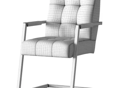 Sergio armchair by PMP furniture Low-poly 3D model