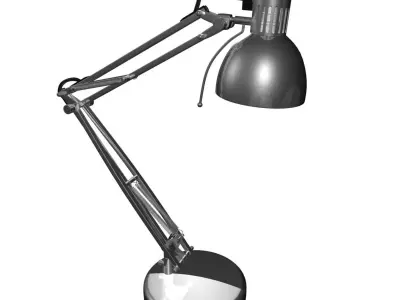 Swing arm lamp 3D model