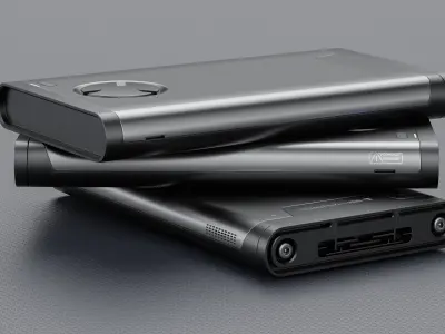 Sci-fi Power Bank 3d Model Low-poly 3D model