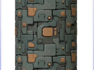 SciFi Seamless Texture Texture 58