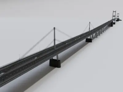 Severn Bridge 3D model