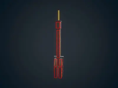 Sci-fi Building - 10 Low-poly 3D model