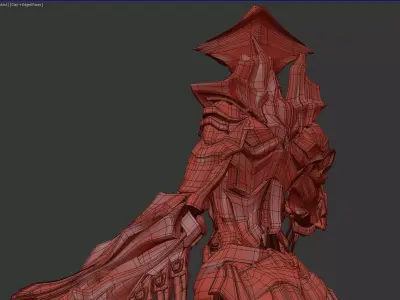 Celestia Prime The Mecha Goddess of Light 3D model