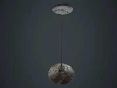 Hanging Lamp 3C Low-poly 3D model