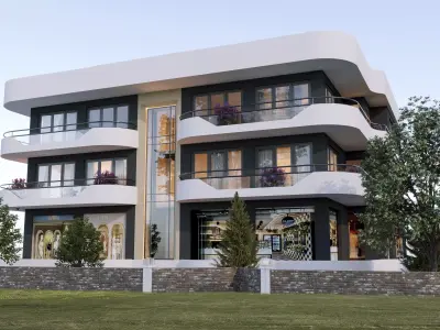 Exterior Quality 3d Model With Ready Corona Render Settings 3D model