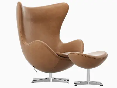  Egg lounge chair  3D model