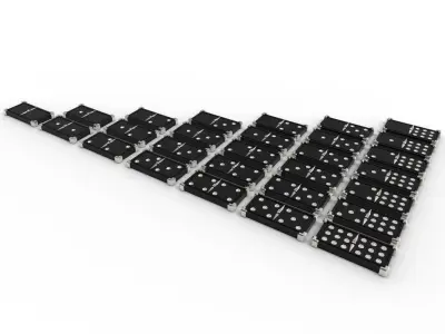 Domino Set door 3D print model