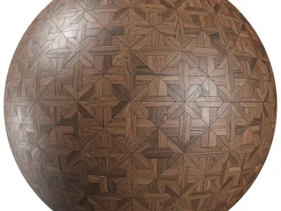 Floor Wood PBR Material Texture