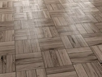 Wood floor 4 basket with 2 colors Texture