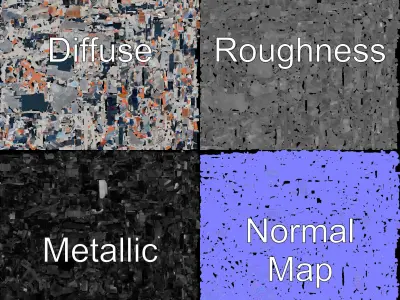 Urban Ruins Building model pack  Destructed Cityscape Collection Low-poly 3D model