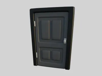 Cartoon Door 7b 3D model