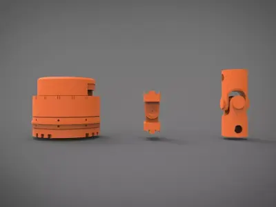 scifi kitbash 4 3D print model