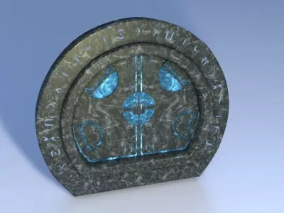 Chamber Outside Door Free 3D model