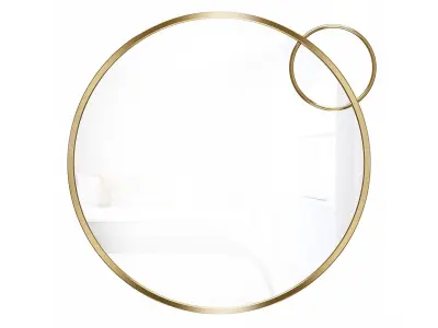 Mirror in a metal frame GZ-M1058 3D model