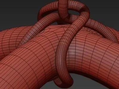 Rudi Double Loop designed by Lukas Peet 3D model