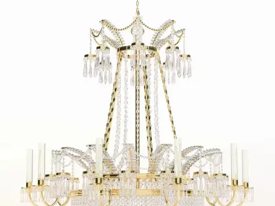Classic Chandelier 4 3D model