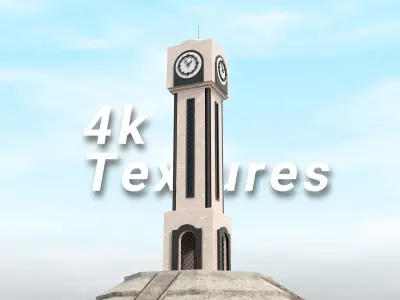 Clock of Homs Homs Syria The new Clock Square  3D model