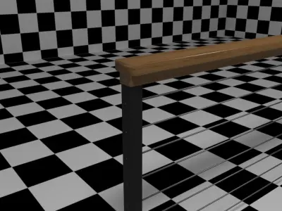 Cable Railing Style 1 3D model