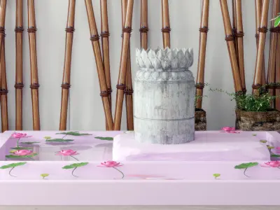 sketch Modern feature garden water Texture