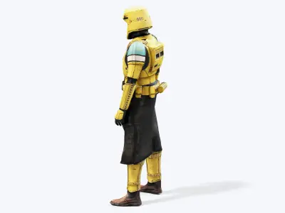 Rogue-Trooper - 3d Model star wars trooper Low-poly 3D model