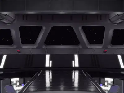 Star Destroyer Bridge Star Wars 3D model