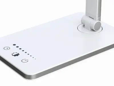 Dimmable Table Reading Lamp with USB Charger 3D model