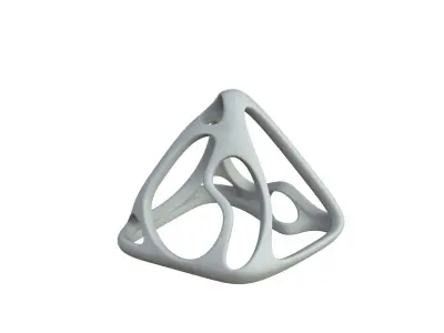 SciFi Cube Object No 59343 Low Poly Shape Low-poly 3D model