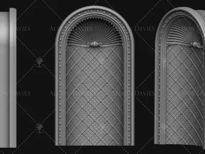 Architectural Arch Niche 3d Print model 3D print model