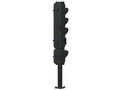 Subway Signal Light 3D model