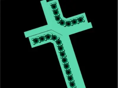 Diamond Cross Pendants  Limited Edition Designer Collection 1-10 3D print model