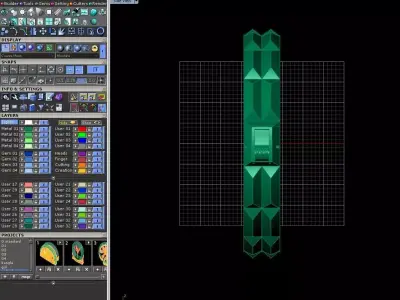 Faceted Rigid Bangle with Geometric Surface 3D print model