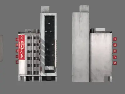 W D Hotel Cathay Pacific Life 3D model