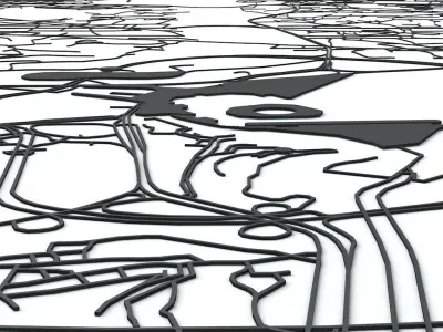 Mecca Road Network and Streets 3D model