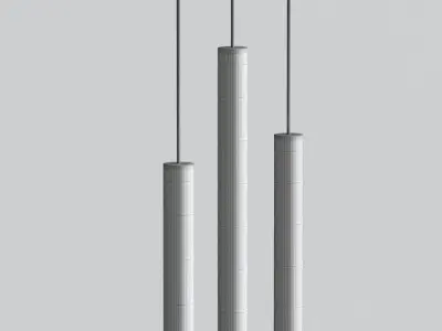 Nemo Canna Nuda Metallo Pendant Lamp 3D model