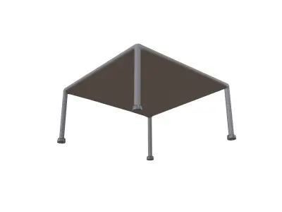 Dining Table v1 002 Free low-poly 3D model