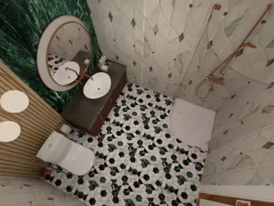 modern bathroom 3D model