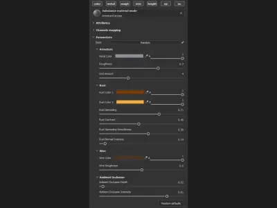 Armature Carcass Substance Material and textures Texture