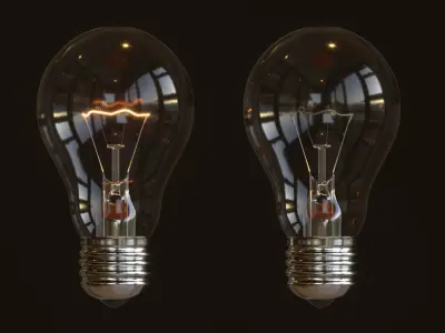 Incandescent Bulb 3D model