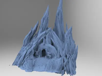 Warlock master Cliffs 3D model