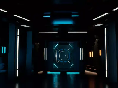 UE5 Virtual Lighting Studio 3D model