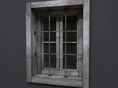 Cellar Window 3D model