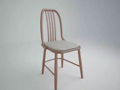 dining chair Free low-poly 3D model