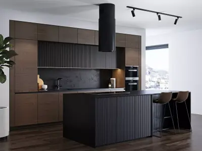 Modern kitchen 4 3D model