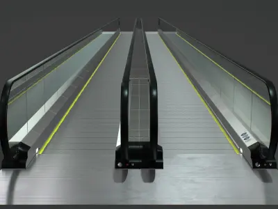 Horizontal Autowalk LMSRP-1400 3D model