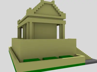 Greece temple Free 3D model