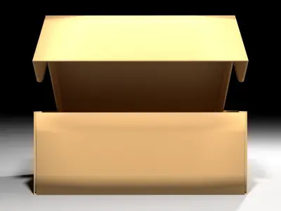 Cardboard Box - Roll-End Tray 3D model