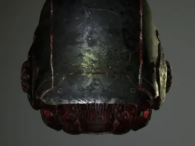 Skull Helmet 3D print model purchase