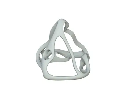 SciFi Cube Object No 62638 Low Poly Shape Low-poly 3D model