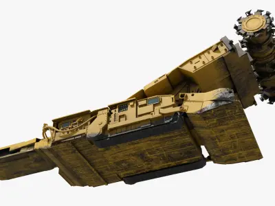  Crawler-Mounted Continuous Miner Yellow Used 